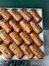 Load image into Gallery viewer, Mushroom, Pearl Barley &amp; Rye Sausage Roll (Vg)
