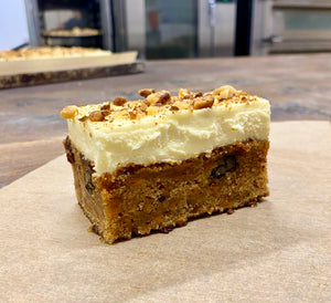 Carrot Cake with Walnut Brittle